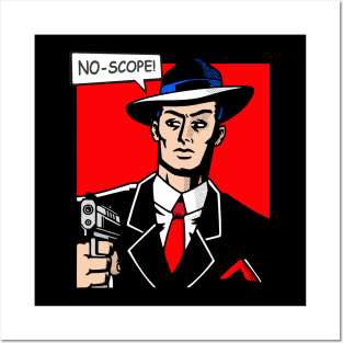 no-scope pop 3 Posters and Art